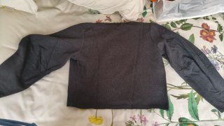 Sudadera Zara Negra Manga Larga