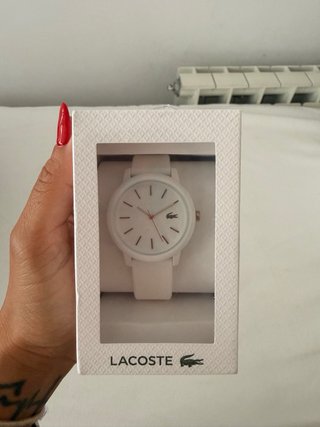 Reloj Lacoste Mujer Blanco Silicona