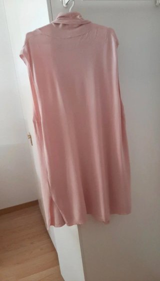 Cárdigan sin mangas mujer rosa talla única