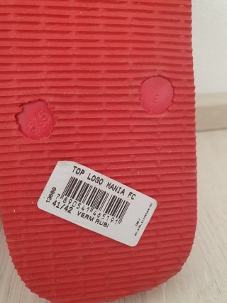 Nuevas Havaianas Rojas Talla 41-42 EU