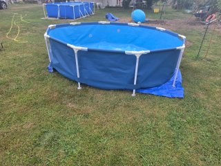 Piscina Bestway + cobertor + depuradora etc