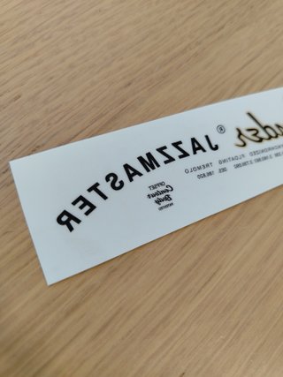 Decal Fender Jazzmaster - Mirror Transfer