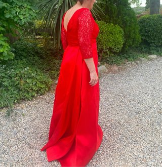 Vestido Alta Costura Rojo
