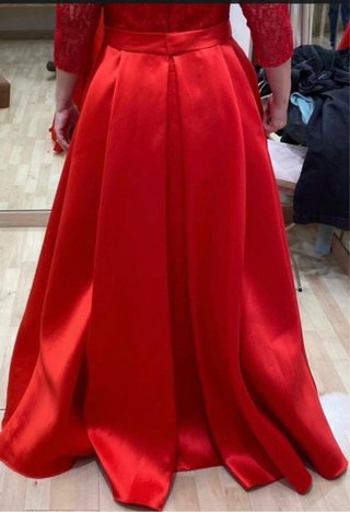 Vestido Alta Costura Rojo