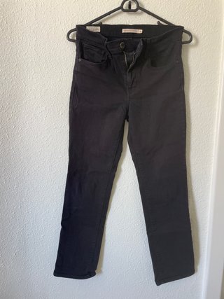 Levi's 724 Pantalones Mujer Negros