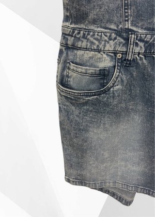 * Talla XXL. Mono corto vaquero sin mangas MELROSE