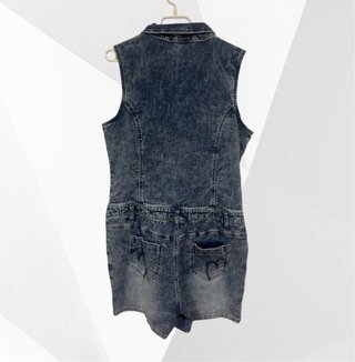 * Talla XXL. Mono corto vaquero sin mangas MELROSE