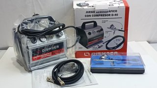 Juego Aerográfico Dismoer Compresor D-40