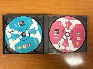 The X-Files Juego PS1 PAL 4 Discos