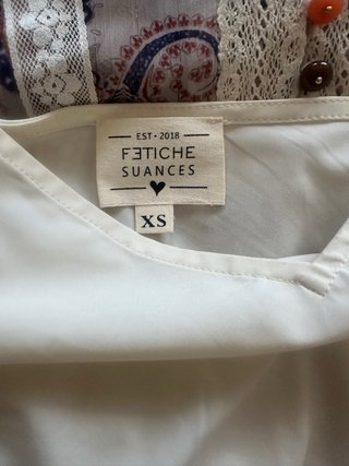 Vestido Fetiche Estampado Encaje Talla XS