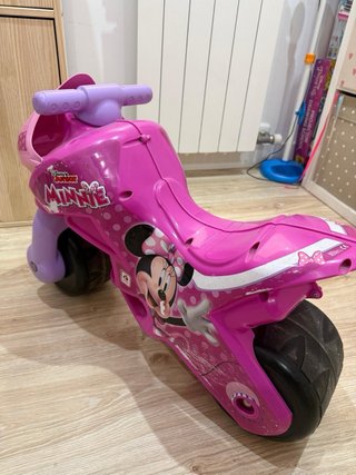 Moto infantil Minnie Mouse rosa