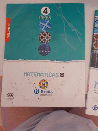 Libro de texto Matemáticas
