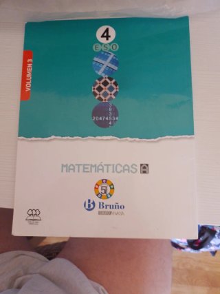 Libro de texto Matemáticas