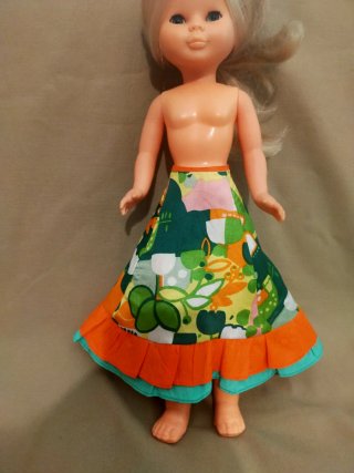 Falda Maxi Húngara Nancy años 70