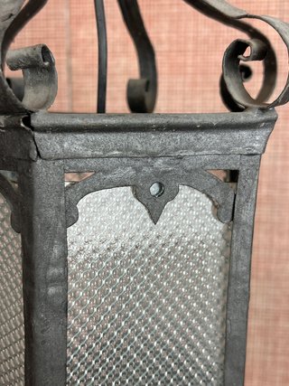 Lámpara Farol antiguo Hierro Forjado