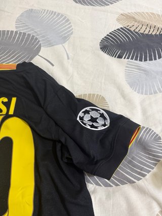 Camiseta Leo Messi FCB Negra Nike Talla M