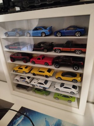 Estantería expositora Hot Wheels