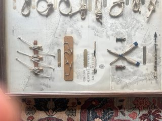 Cuadro Nudos Marineros Carta Náutica