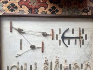 Cuadro Nudos Marineros Carta Náutica