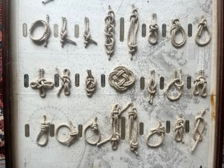 Cuadro Nudos Marineros Carta Náutica