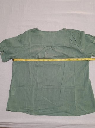 Blusa verde salvia 100% algodón - Nueva