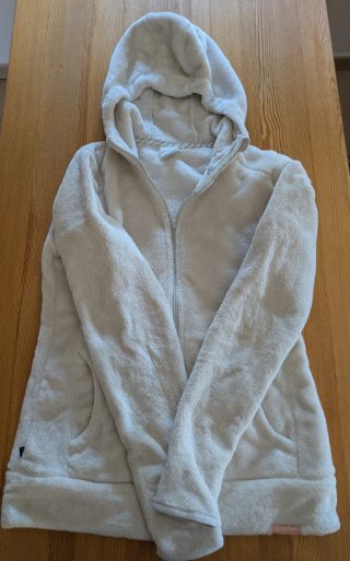 Forro polar niña beige