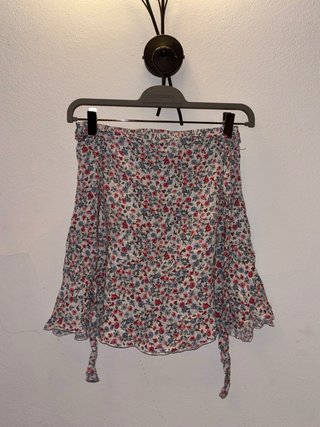 Conjunto Top y Falda Floral Verano