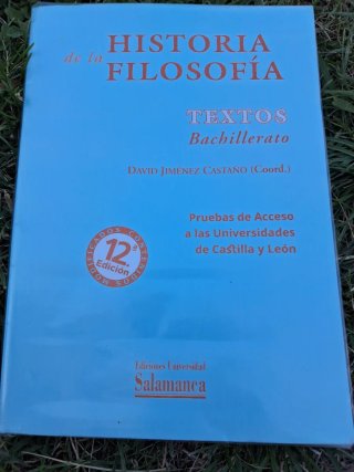 Historia de la filosofía textos : bachillerato