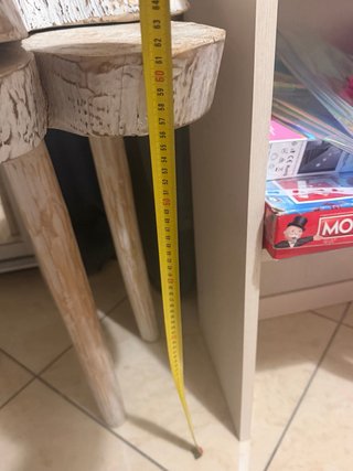 2 Tavoli in Legno Grezzo Arredo Casa