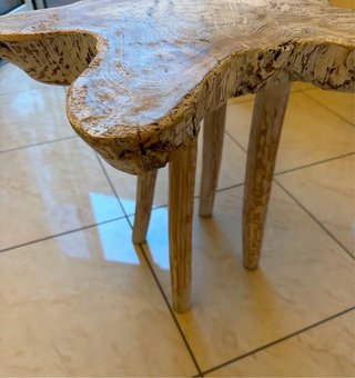 2 Tavoli in Legno Grezzo Arredo Casa