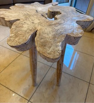 2 Tavoli in Legno Grezzo Arredo Casa