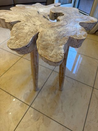 2 Tavoli in Legno Grezzo Arredo Casa