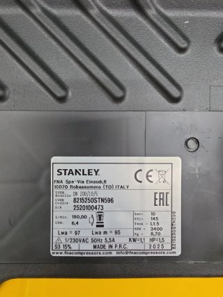 Compresor Stanley DN200/10/5 5L 1.5HP
