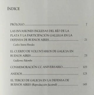 Tercio de Gallegos. Argentina. Ingleses. Galicia