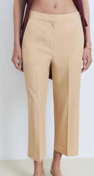 Pantalones beige talla S