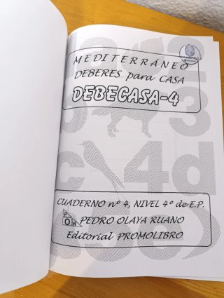 Debecasa deberes para casa. nivel 4° EP