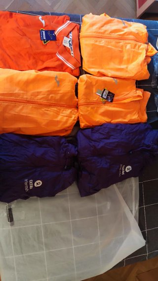 Lote Camisetas de carreras, chubasqueros y polos
