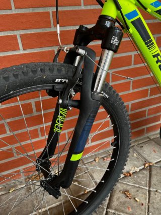 Bicicleta Rockrider ST500 24 Verde Lima