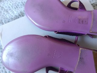 Sandalias Gucci Moradas Talla 37.5