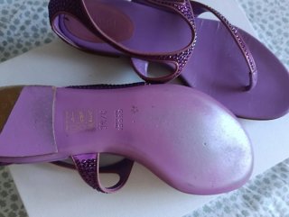 Sandalias Gucci Moradas Talla 37.5