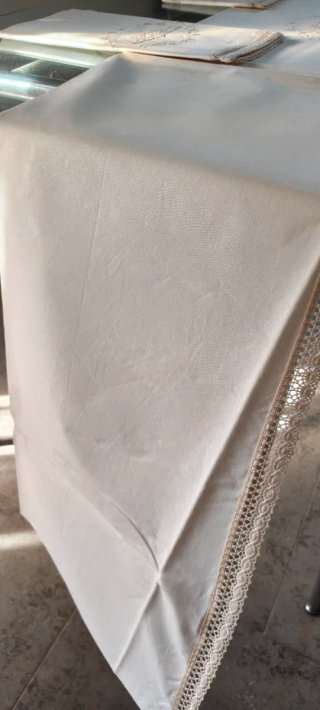 Lenzuolo matrimoniale cotone con ricami