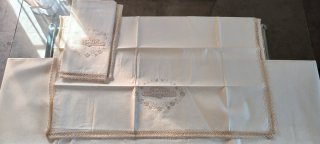 Lenzuolo matrimoniale cotone con ricami