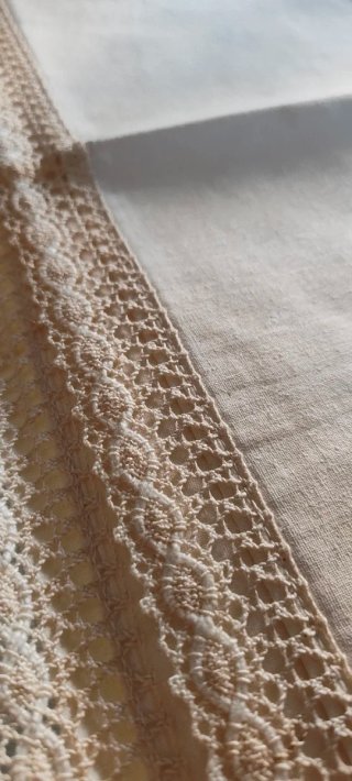 Lenzuolo matrimoniale cotone con ricami