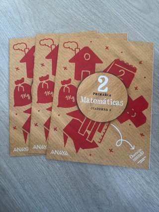 Matemáticas 2. Solo cuadernos sin estrenar ANAYA