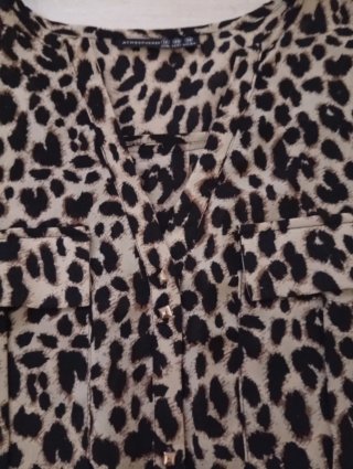 Camisa estampado leopardo