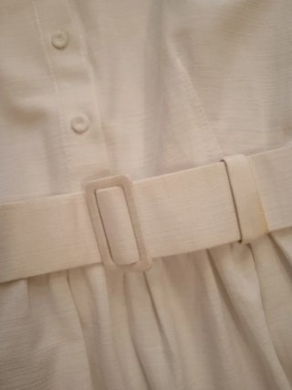Vestido Blanco Carolina Herrera Talla S