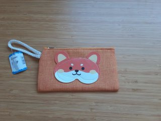 Estuche zorro naranja con asa