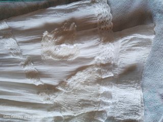 Falda ibizenca Blanca Larga Hippie Bohemia