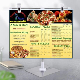 Soporte metálico de pie para carteles Nuevo