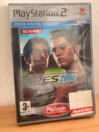 PES 2008 Platinum PS2 Precintado